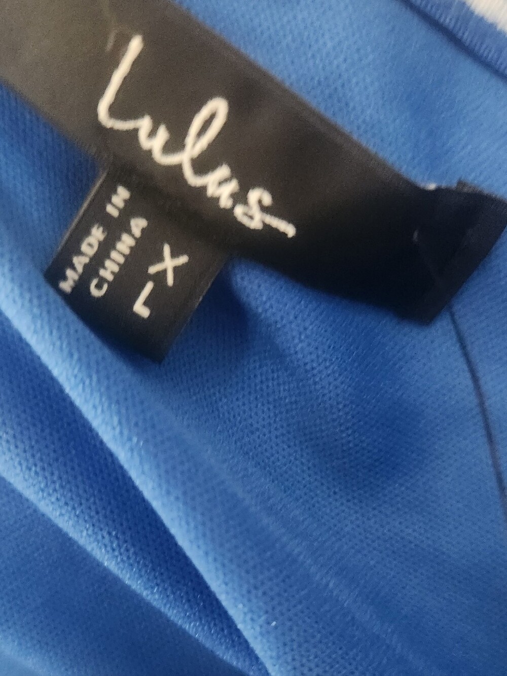 Lulus Aerin Pleated Metallic U-Bar Open Back Dress Royal Blue XL - Picture 9 of 11